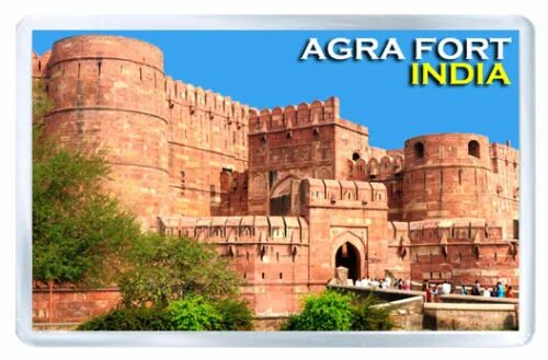 Красный форт фото Agra Fort India MOD2 Fridge Magnet Souvenir eBay