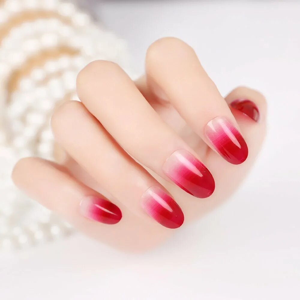 Красный градиент маникюр Cheap pretty designs for nails, find pretty designs for nails deals on line at A