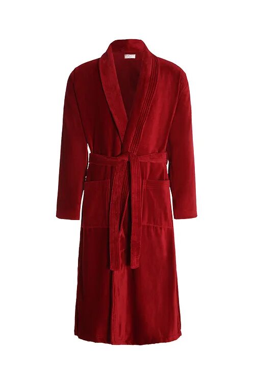 Красный халат фото Халат из хлопка Derek Rose на BABOCHKA.RU, арт. 5700 TRIT010, цвет , цена 19460