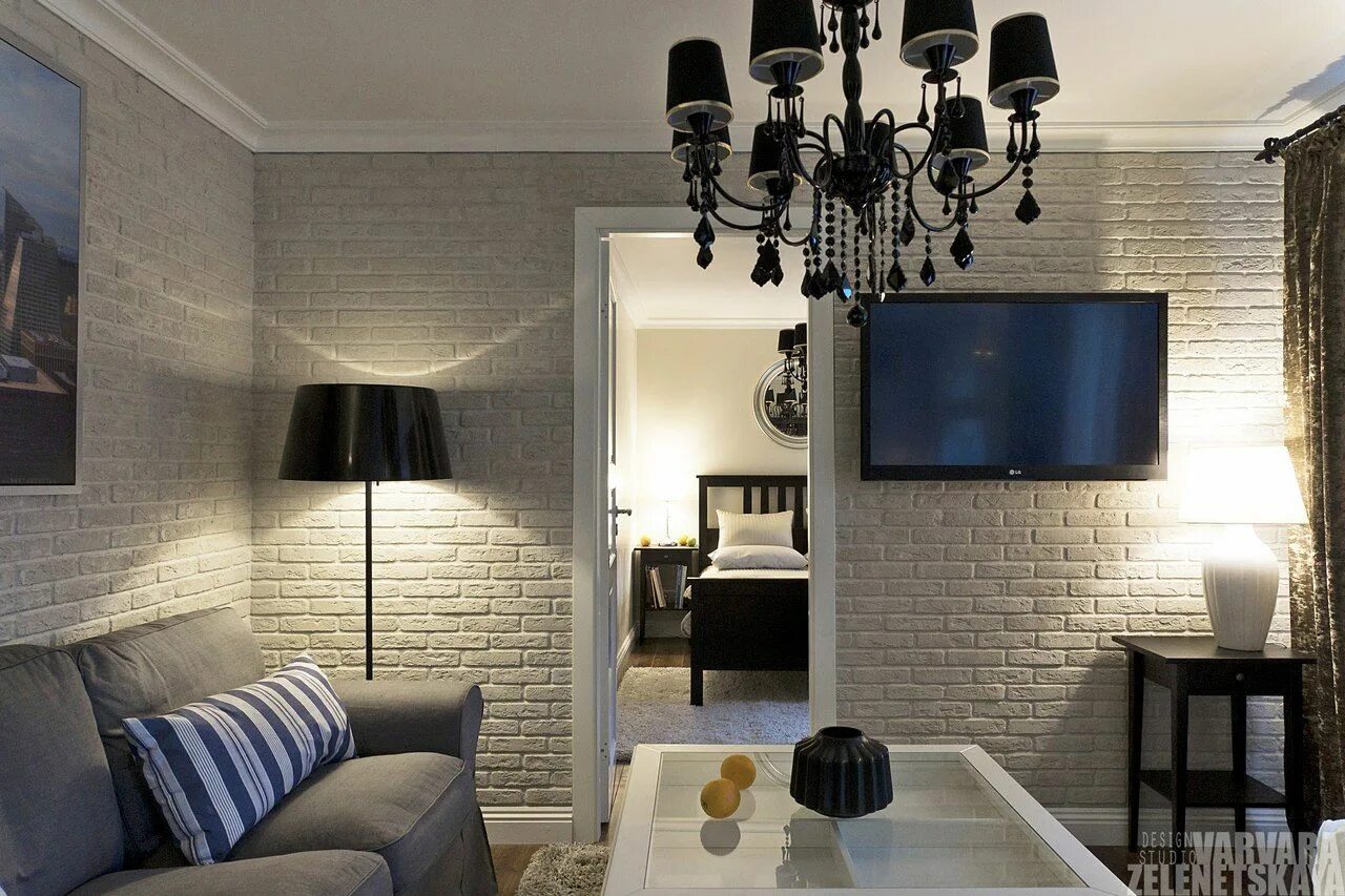 Красный и белый кирпич в интерьере Pin on Дизайн квартиры Home decor, Decor, Ceiling lights