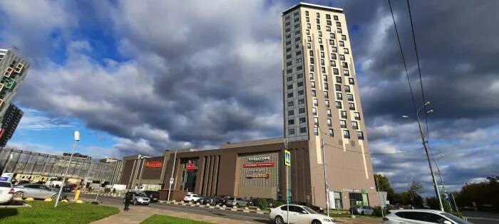 Красный кит шараповский пр вл2с4 мытищи фото Башня апартаментов "Красный кит" - Мытищи