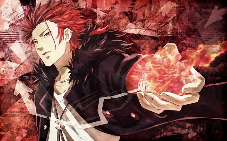 Красный король фото Mikoto Suoh,Red King,HOMRA,Red Clan - K Project,Anime