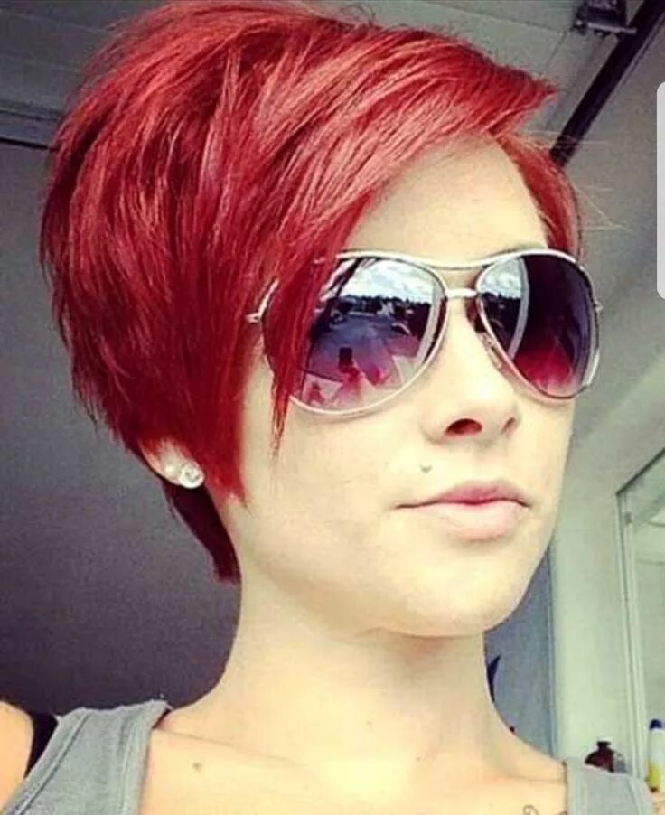 Красный коротких фото Pin on Korte coups Short hair styles, Pixie haircut for thick hair, Haircut for 