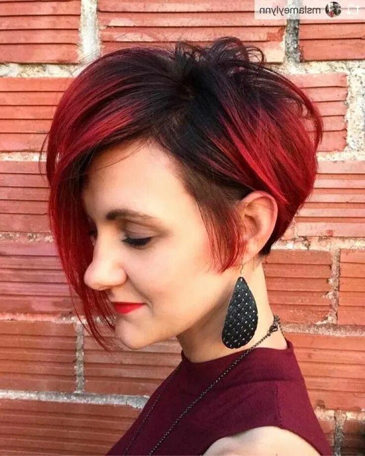 Красный коротких фото Pin en Hairstyles Cortes de cabello corto, Cortes de pelo, Pelo