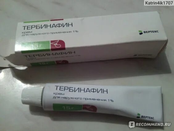 Красный лишай фото лечение мазь Противогрибковое средство Вертекс Тербинафин крем - "Супер классный препарат, от