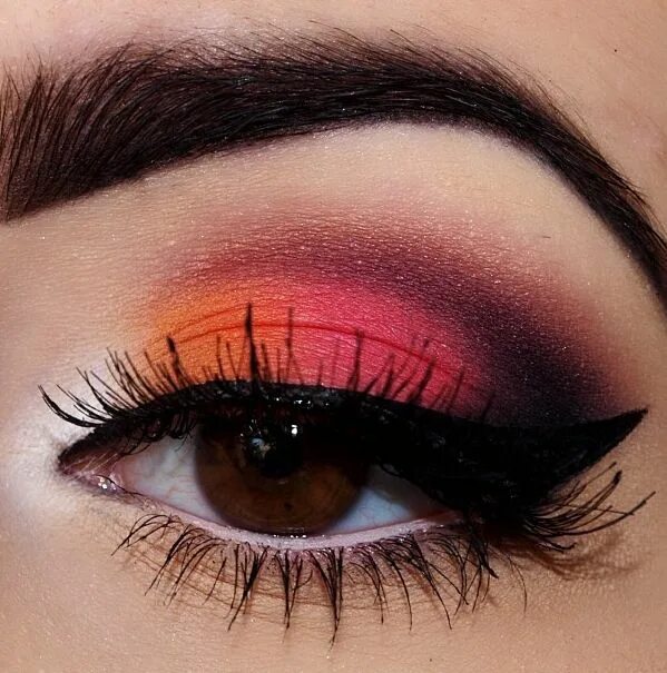 Красный макияж для карих глаз Pin on Belleza / Beauty