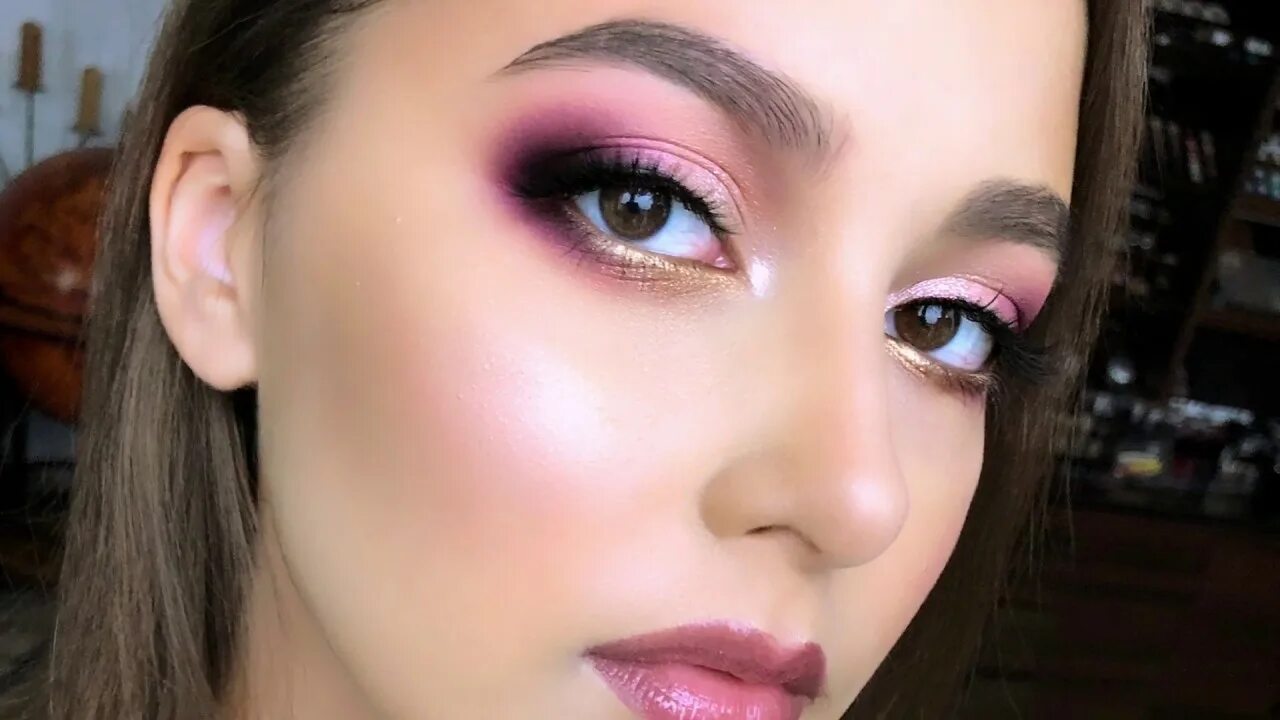 Красный макияж нависшее веко Bridal Makeup Tutorial from Anastasia Aliaksandrovich - YouTube