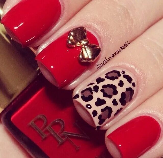 Красный маникюр дизайн леопард Pin by Suzanne Perkins on nails (With images) Red nails, Nails, Cheetah nail des