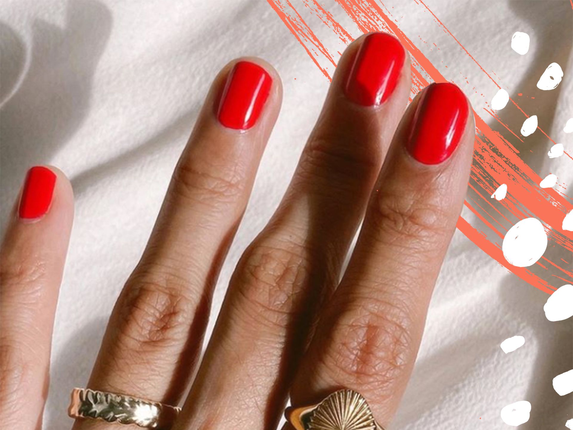Красный маникюр о чем говорит bláto Rukopis loket red nails gel vrtule Dobrý přítel žehlička