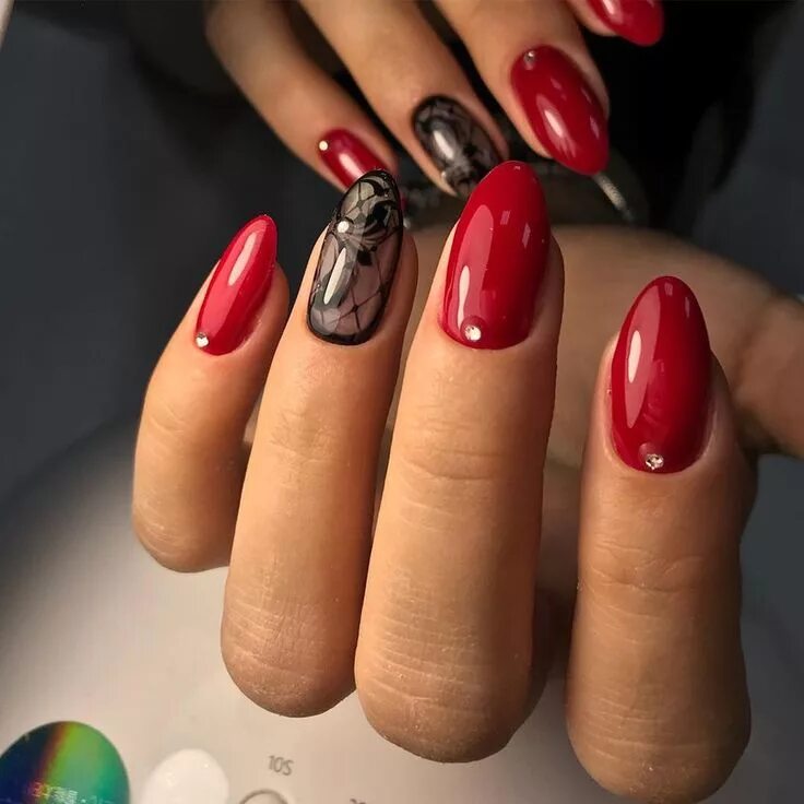 Красный маникюр октябрь 2024 Ошибка 429 Red nails, Burgundy acrylic nails, Luxury nails