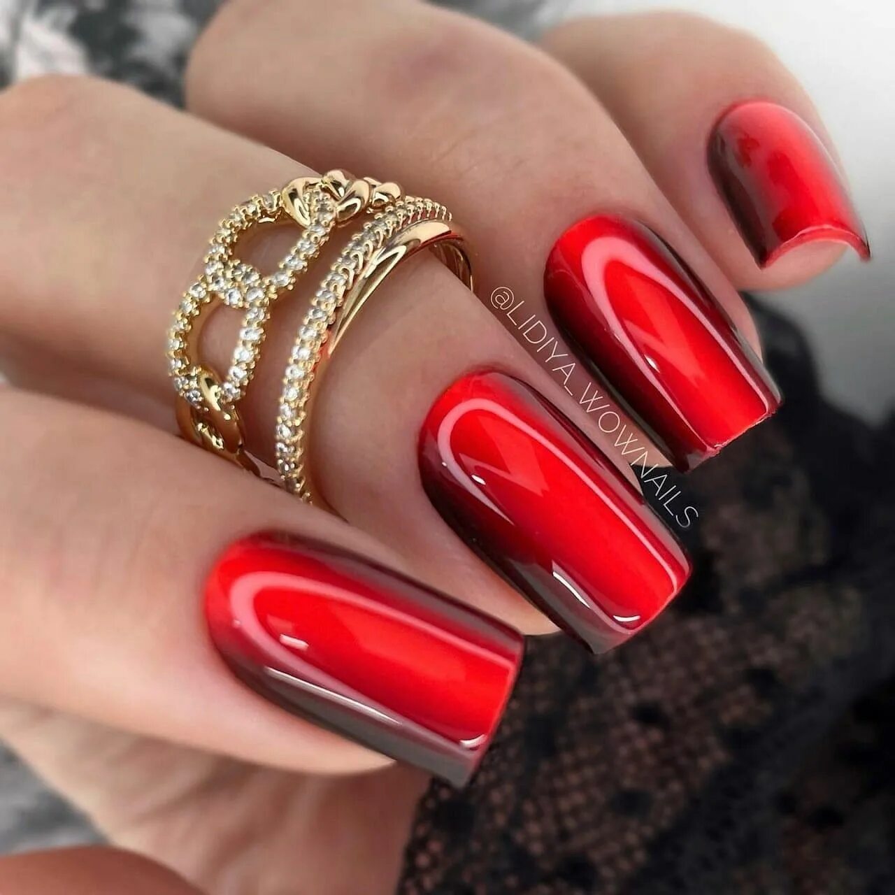 Красный маникюр пост Публикация #8971 - МАНИКЮР НОГТИ (@foto_manicure)