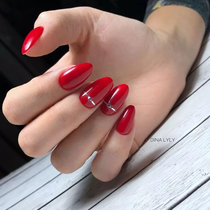 Красный маникюр пост Красный маникюр Red nails, Pretty nails, Christmas gel nails