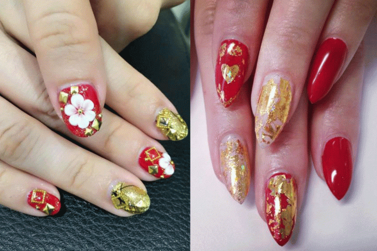 Красный маникюр с драконом 18 pretty red manicures to get you inspired for Chinese New Year, Women News - A