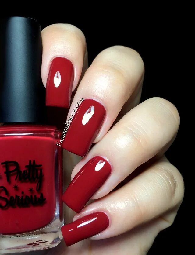 Красный маникюр с другим цветом Pretty Serious Looks That Kill Gel nails, Nail colors, Fashion nails