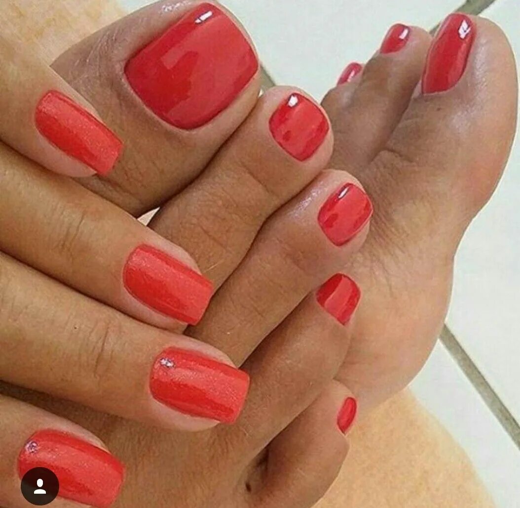 Красный маникюр с каким педикюром сочетается Pin on French Manicure Toe nails, Feet nails, Toe nail color