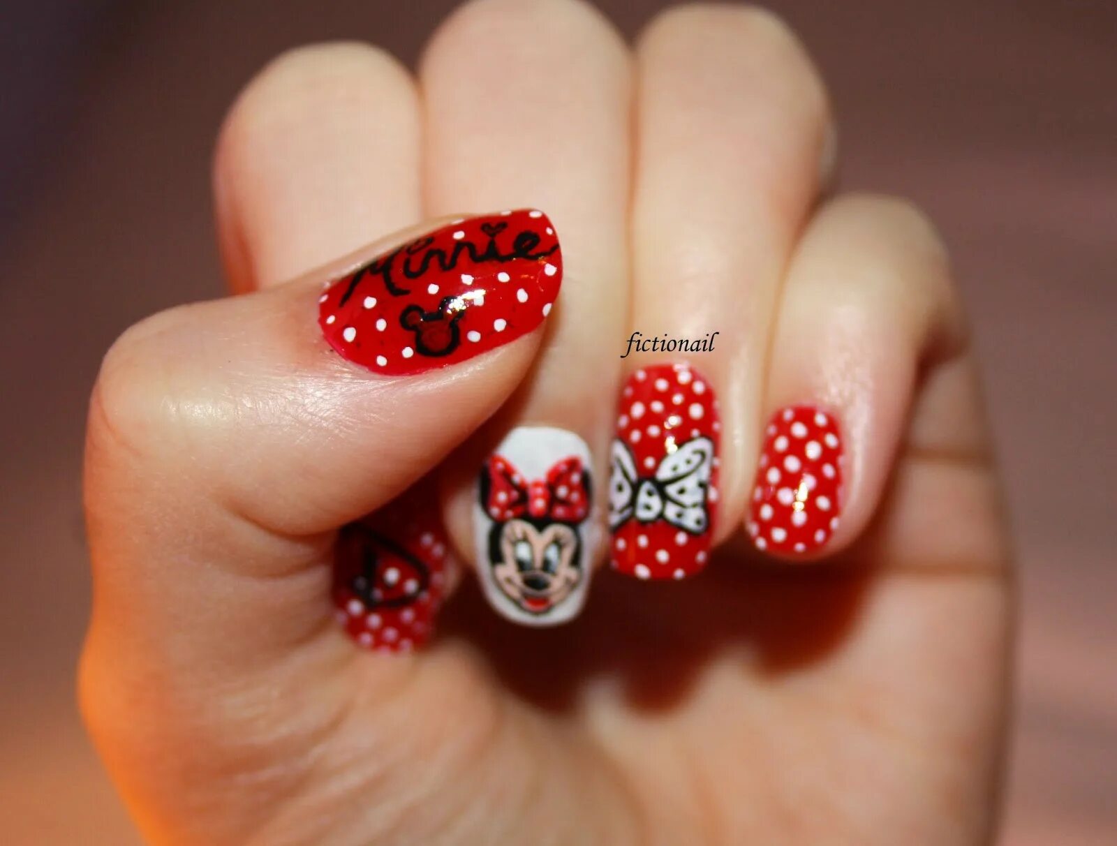 Красный маникюр с микки маусом 20 Best Ideas Minnie Mouse Nail Designs - Home, Family, Style and Art Ideas
