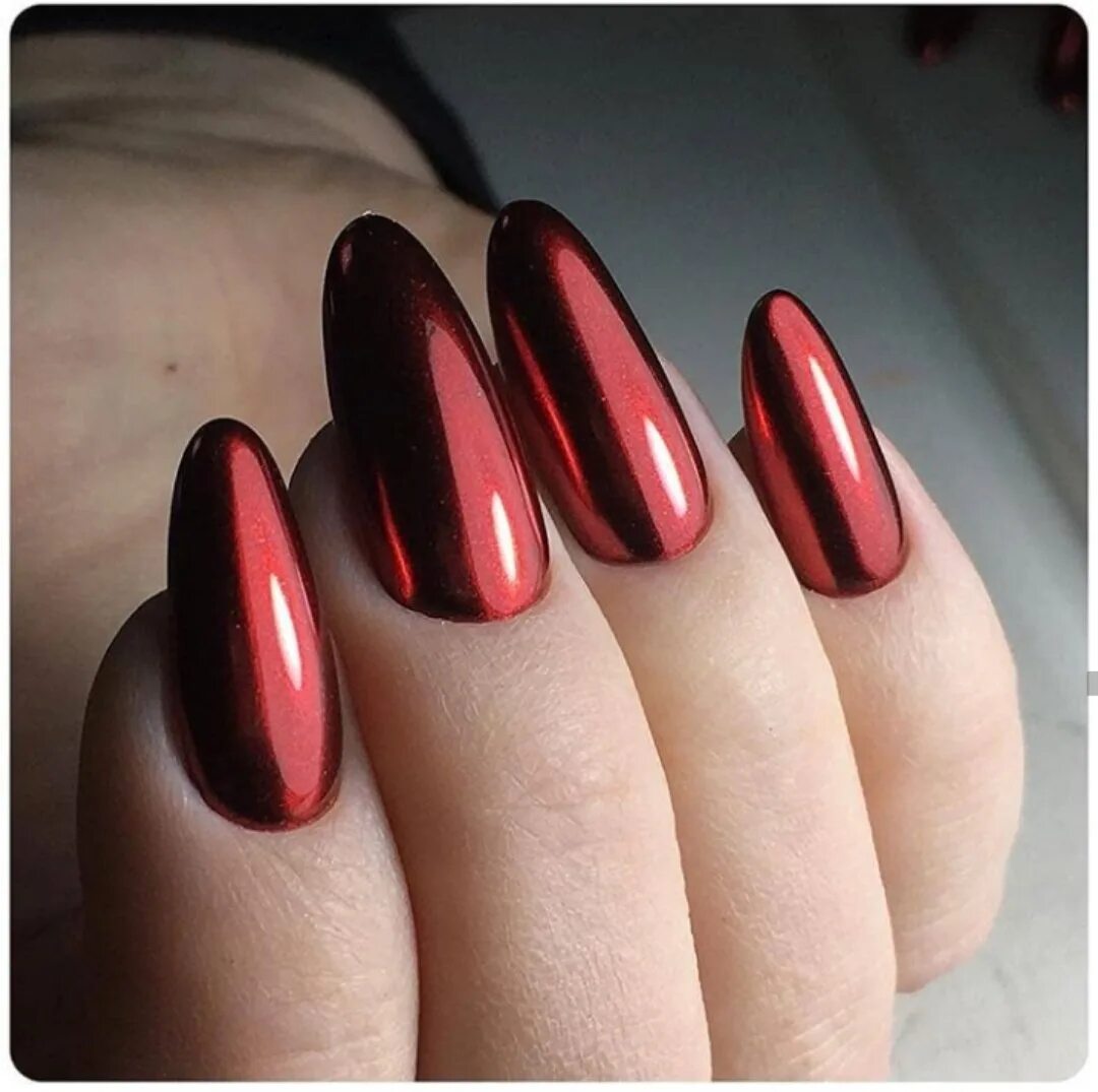 Красный маникюр с втиркой #syndychok82 #краснаявтиркакерчь #втирка_для_ногтей 2019 СундучОК Canni Rio Cosm