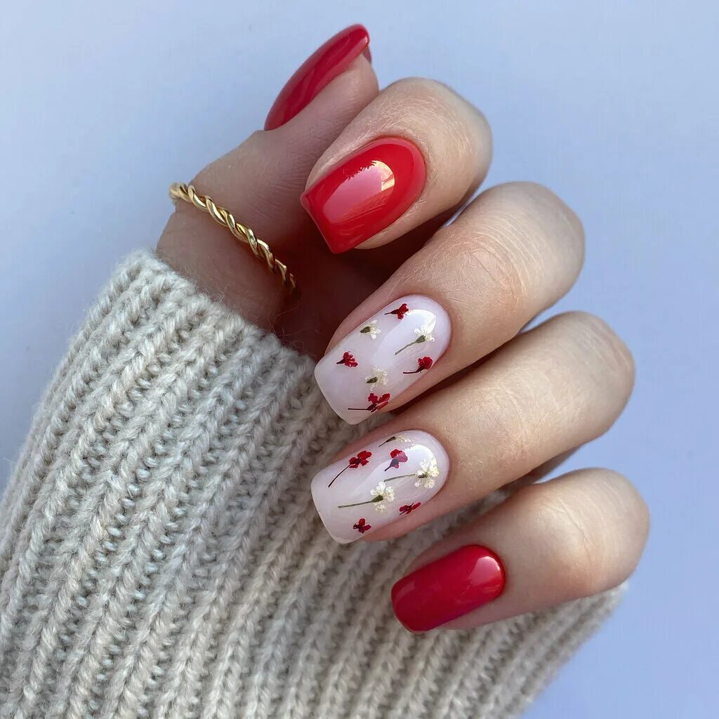 Красный маникюр весной Margoli_nails, ногтевая студия, Дмитровское ш., 165Д, корп. 4, Москва - Яндекс К