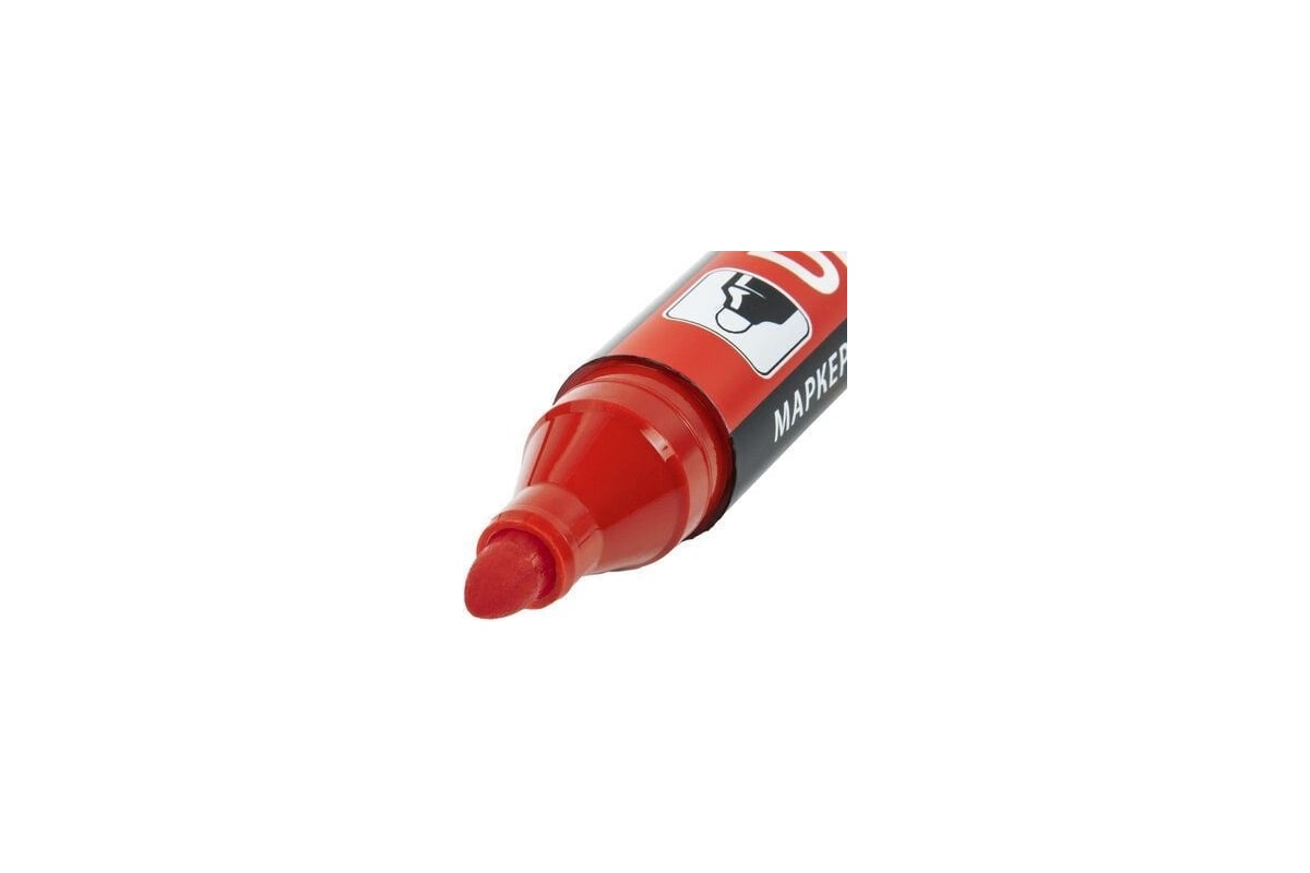 Красный маркер фото Перманентный маркер BRAUBERG ULTRA MARKER красный, 3.5 мм, с клипом 152205 - выг