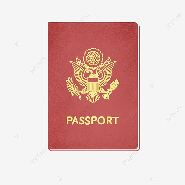 Красный паспорт фото спб Passport Illustration PNG Transparent, Hand Drawn Red Passport Illustration, Han