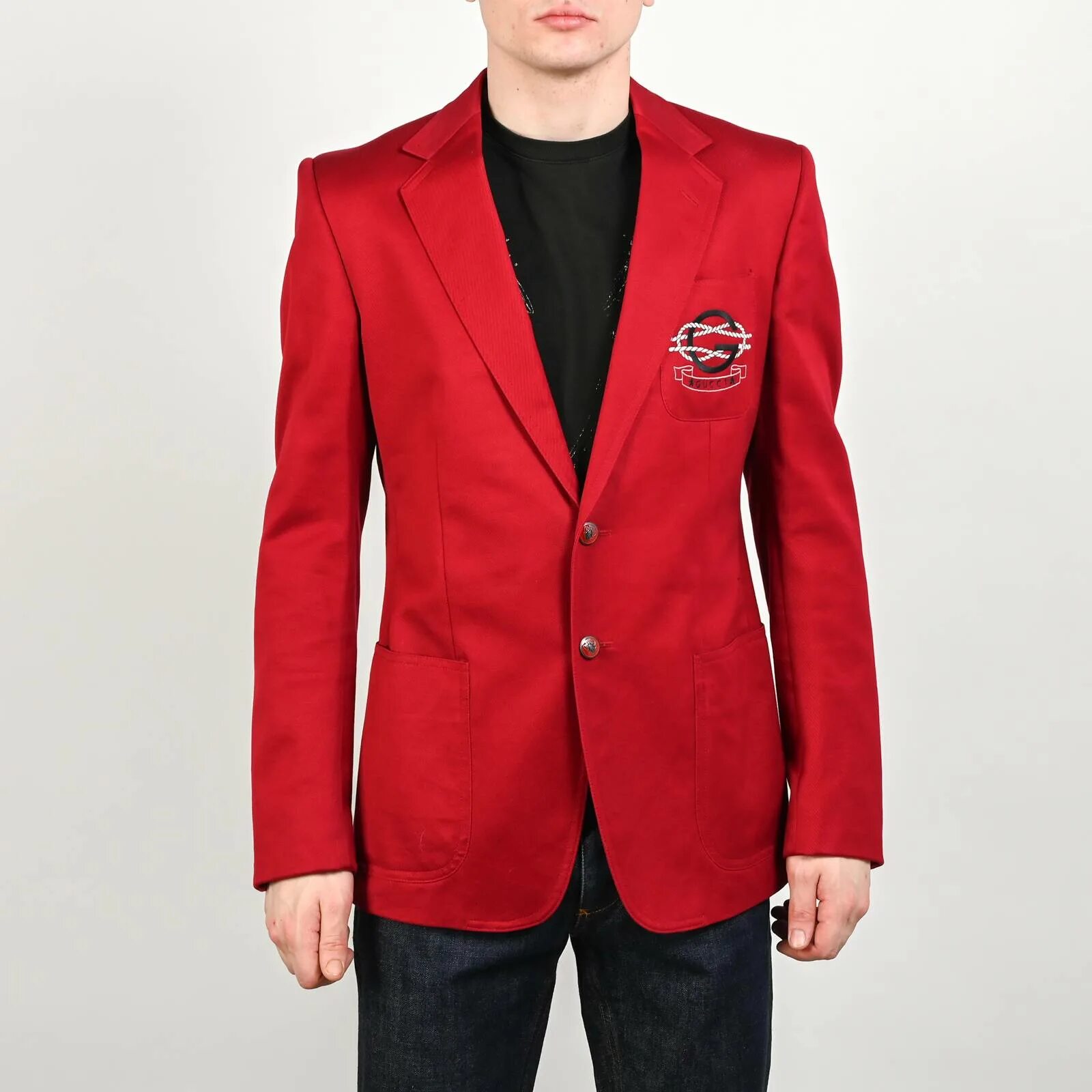 Красный пиджак фото Пиджак Gucci, - купить за 35200 ₽ SFS