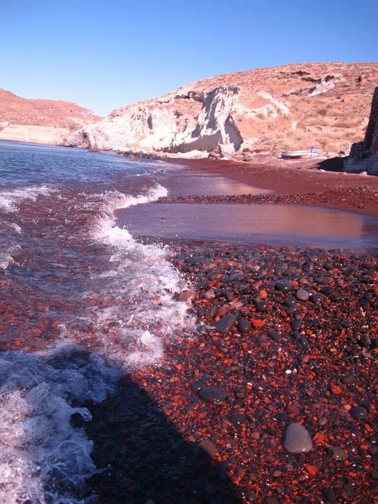 Красный пляж фото Red Beach of Akrotiri - Santorini--chapter 71 Red beach santorini, Beaches in th
