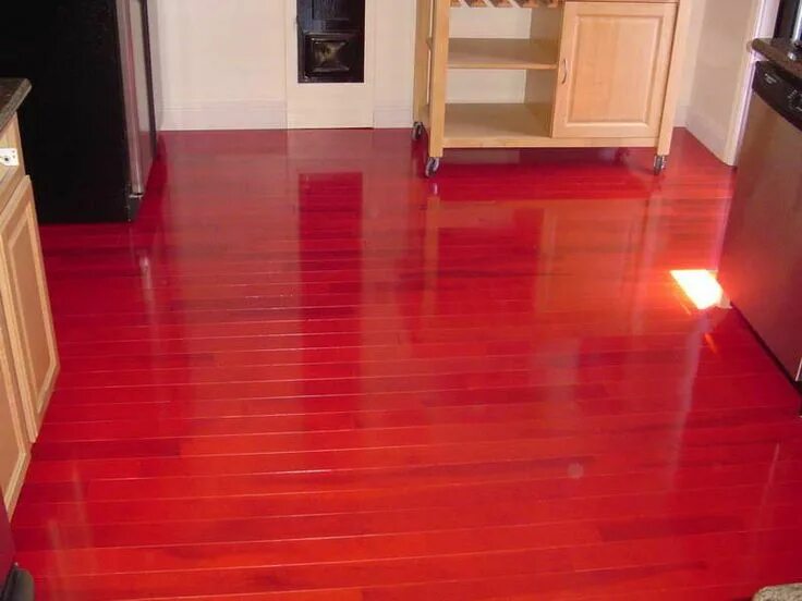 Красный пол фото How to Clean Wooden Floors Cherry hardwood flooring, Cherry wood floors, Hardwoo