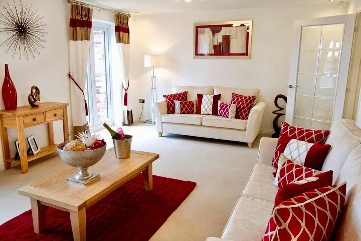 Красный пол в интерьере с чем сочетается Coloured Decoracion de interiores living, Decoracion de interiores salas, Mueble