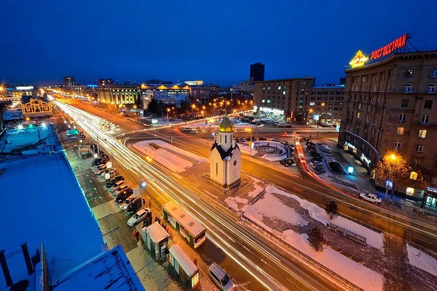 Красный проспект новосибирск фото Часовня Николая Чудотворца - Это Сибирь!