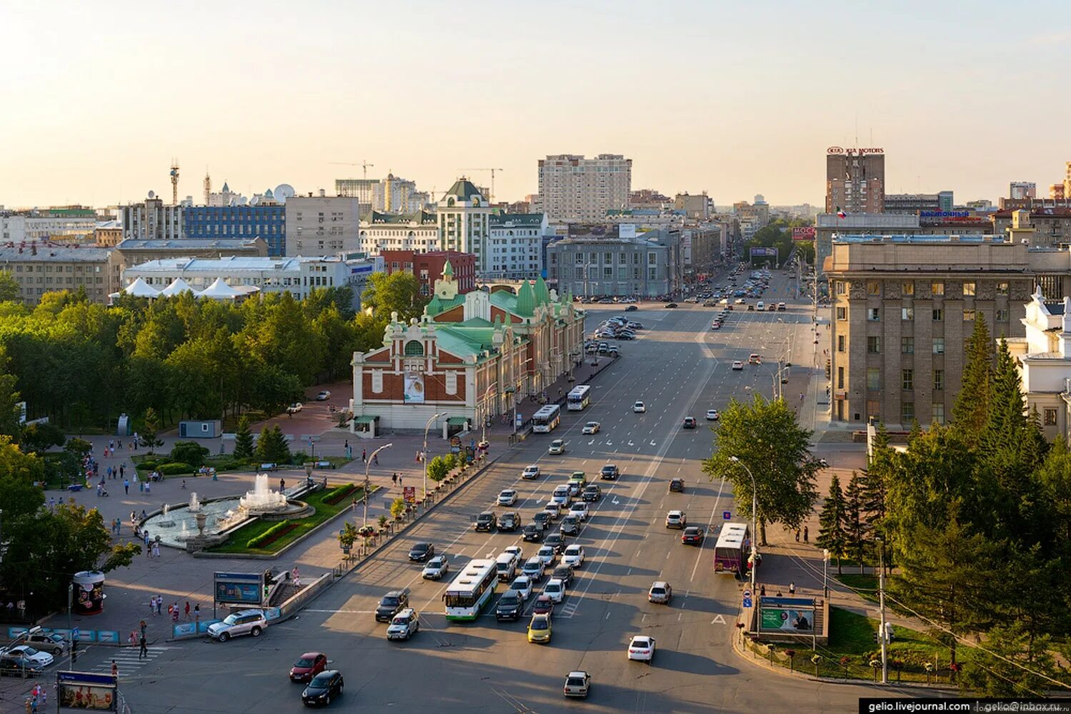 Красный проспект новосибирск фото Красный проспект в городе "Новосибирск"
