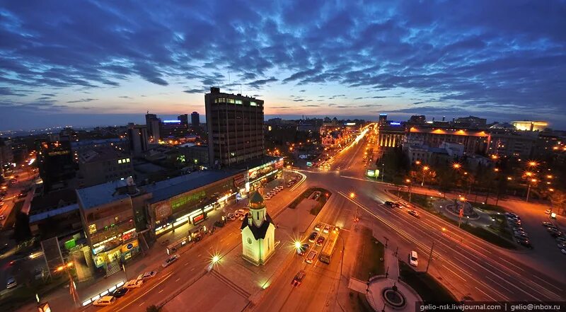 Красный проспект новосибирск фото Новосибирск. Дом "Под строкой". Красный проспект, 30 9эт (2010) Part IV - Gelio 