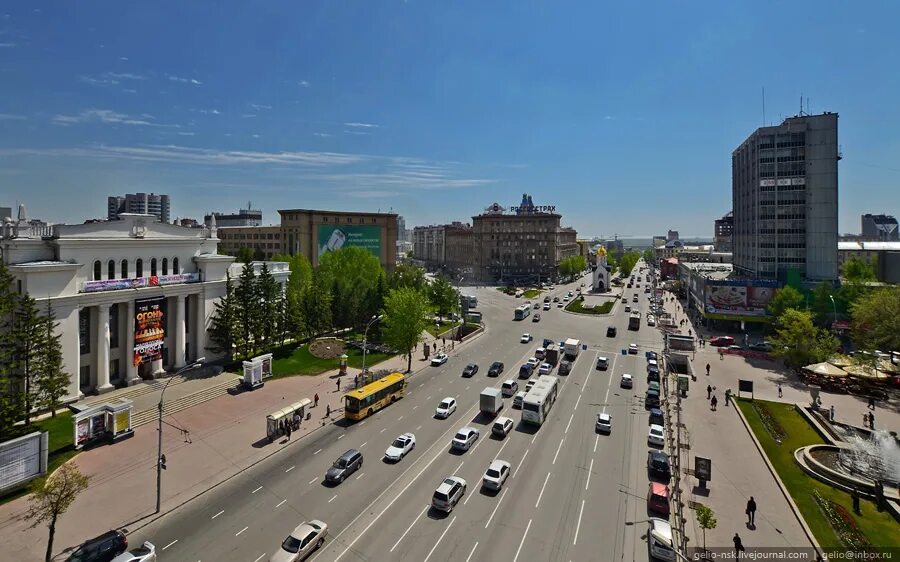 Красный проспект новосибирск фото Проспект новосибирск