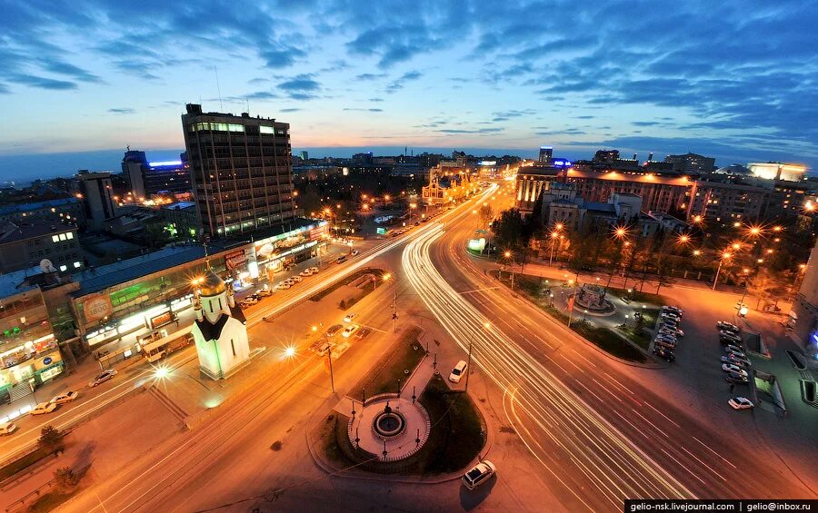 Красный проспект новосибирск фото Новосибирск с высоты (2010) Часть 1 - Gelio Степанов Слава - ЖЖ