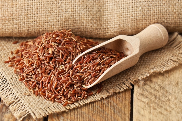 Красный рис фото Зерно красного риса (Red rice), дойпак 1 кг (Россия)