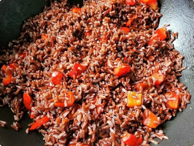 Красный рис фото Красный рис приготовила просто, получилось очень вкусно и красиво Не Просто Еда 