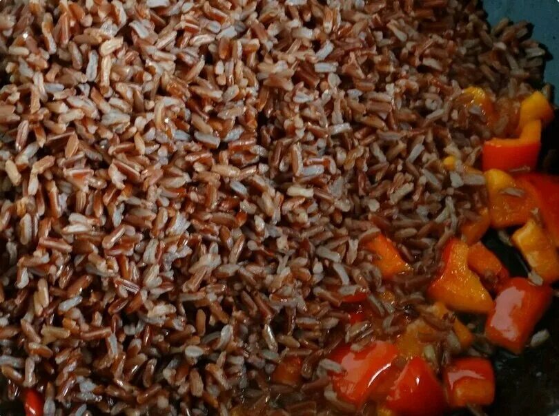Красный рис рецепты фото Красный рис приготовила просто, получилось очень вкусно и красиво Не Просто Еда 