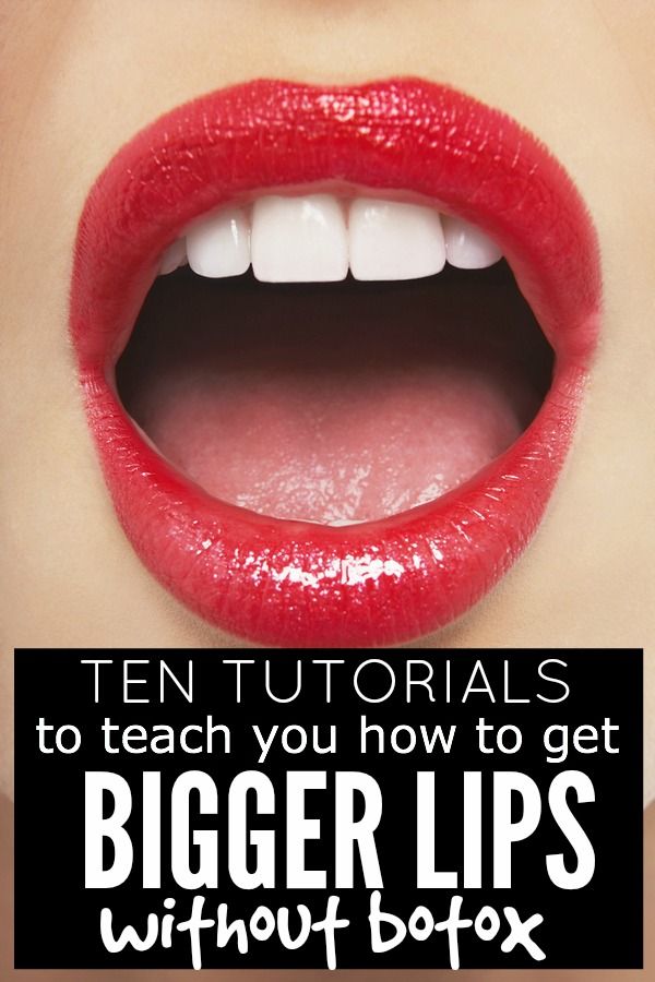 Красный рот фото how to get bigger lips without botox How to get bigger, Big lips, Lips