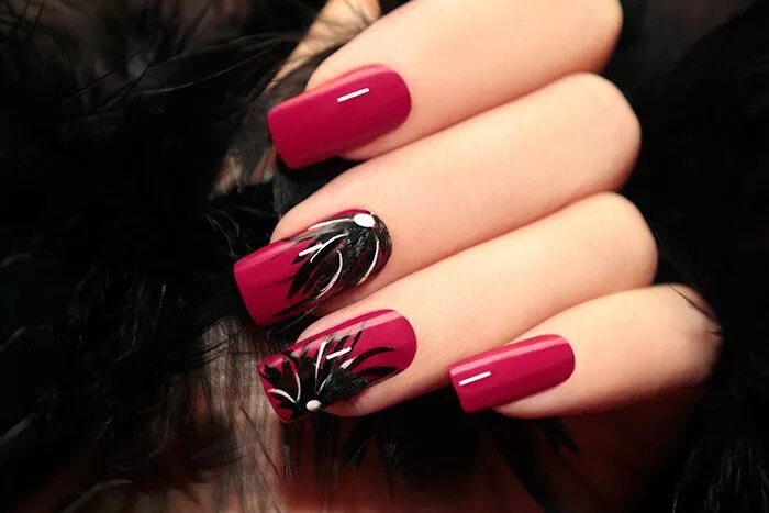 Красный розовый черный маникюр пошагово 25 Amazing Nail Art Designs For Beginners To Try In 2024 Stylish nails, Take off