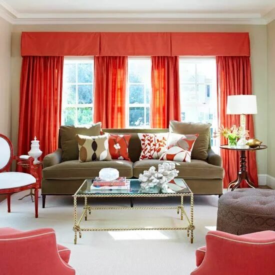 Красный с чем сочетается в интерьере Traditional Living Room in 2024 Living room colors, Modern classic living room, 