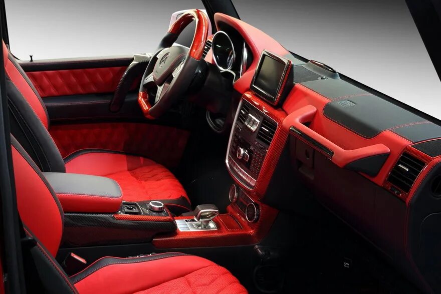 Красный салон тюнинг New Year" G-Class from TopCar