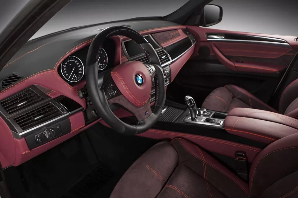 Красный салон тюнинг BMW X5 - Куписалон на DRIVE2
