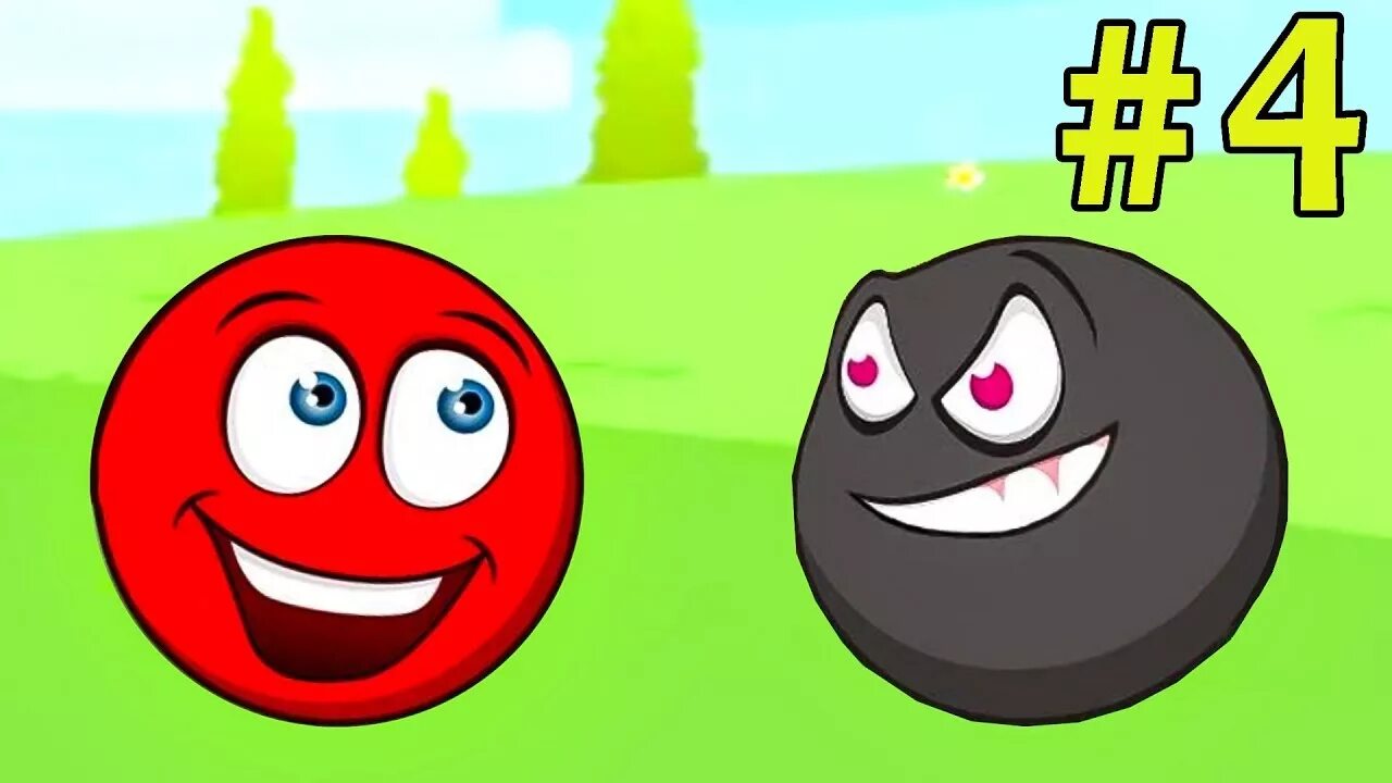 Красный шар фото Несносный КРАСНЫЙ ШАР спасает любимую #4. Мультик ИГРА Red Ball 3 на Игрули TV -