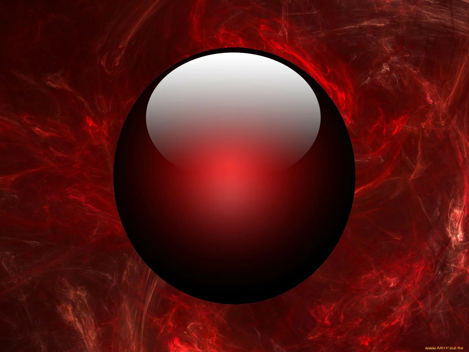 Красный шар фото Обои 3Д Графика Шары (Balls), обои для рабочего стола, фотографии 3д, графика, д