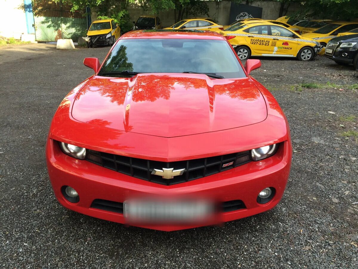 Красный шевроле фото Купить б/у Chevrolet Camaro V 3.6 AT (312 л.с.) бензин автомат в Москве: красный