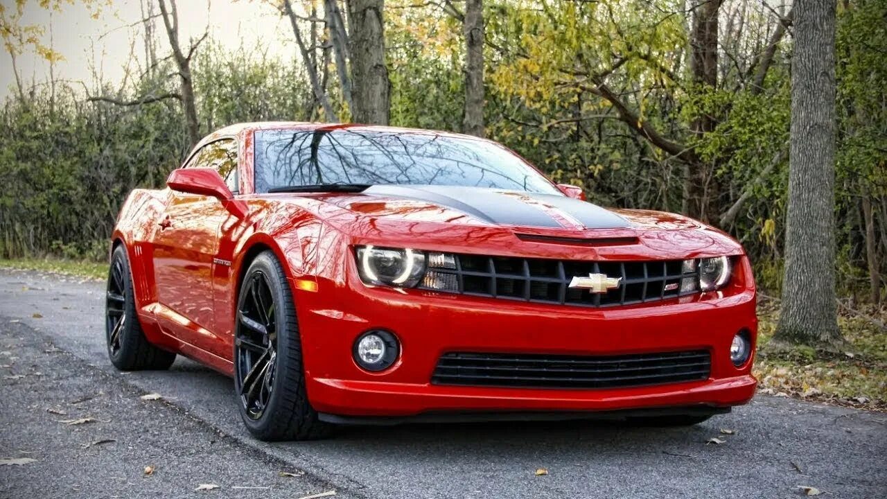 Красный шевроле фото DOUBLE.D CAMARO X MUSTANG - YouTube