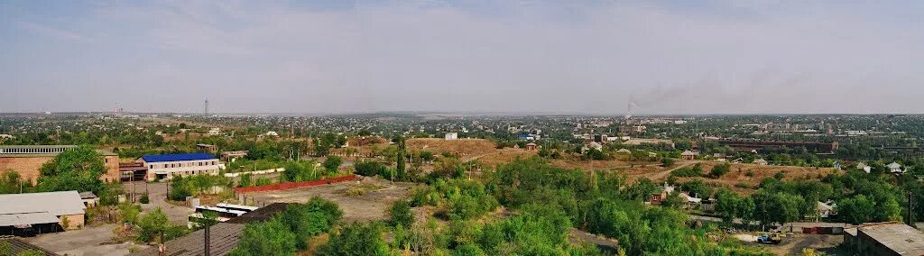Красный сулин фото Фото Вид с террикона (панорама западной части Красного Сулина) в городе Красный 