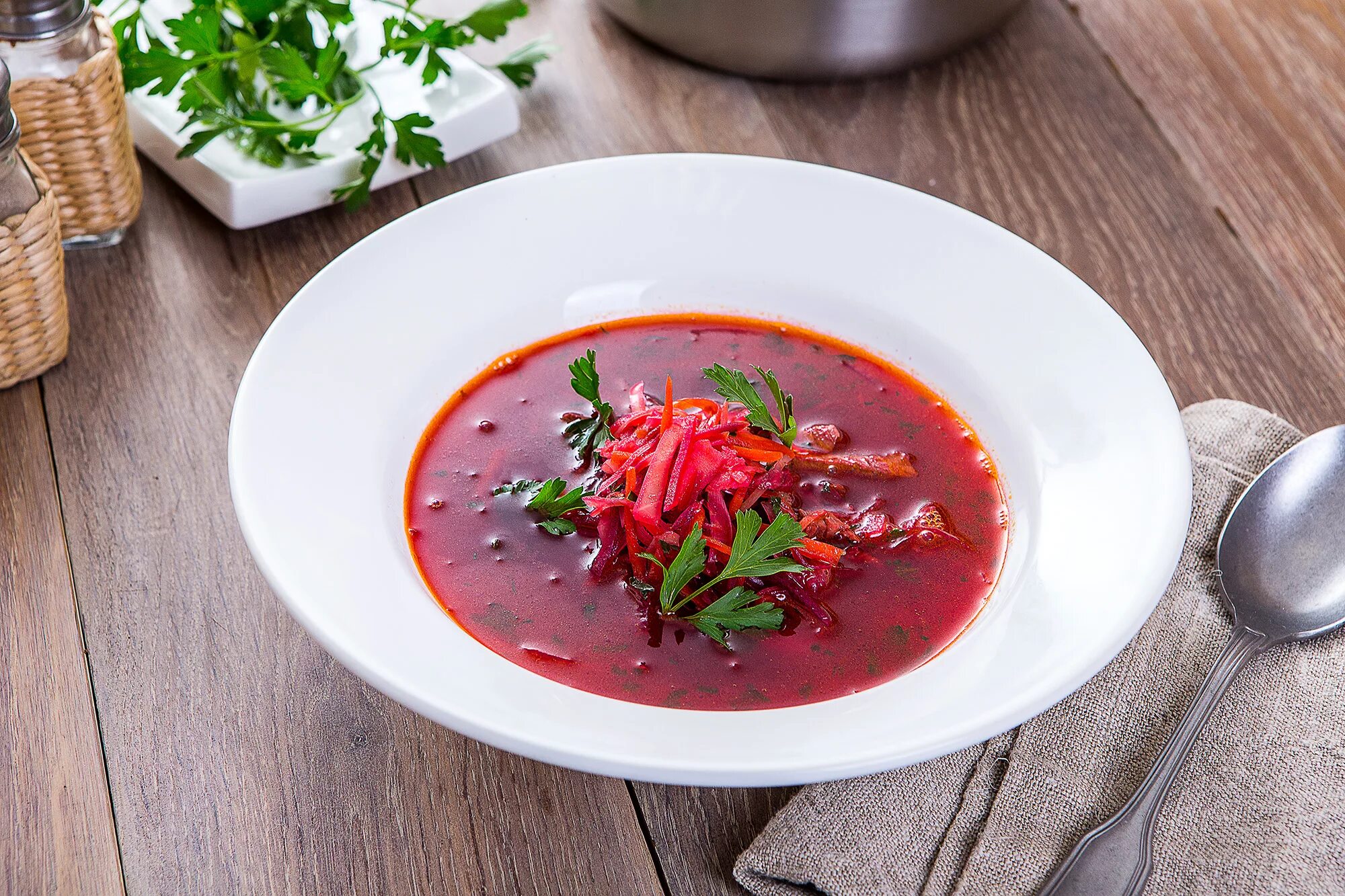 Красный суп фото Большая кухня Шефмаркет