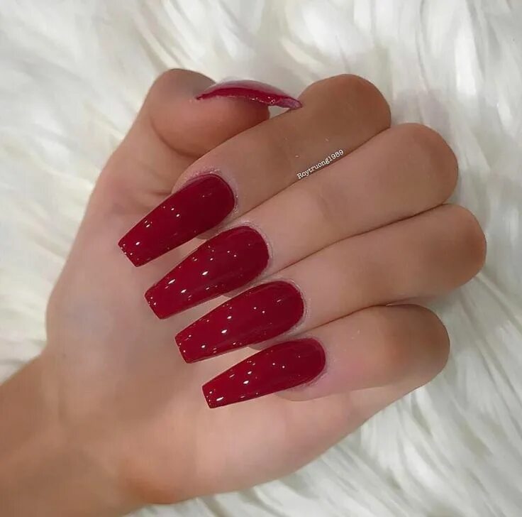 Красный светоотражающий маникюр с дизайном Pin on Nails Red acrylic nails, Christmas nails acrylic, Cute acrylic nails