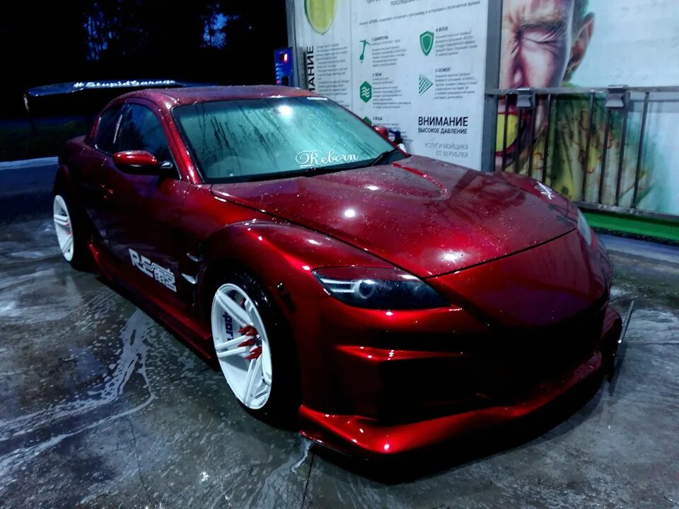 Красный цвет автомобиля фото Полет нормальный)) - Mazda RX-8, 4 л, 2004 года наблюдение DRIVE2