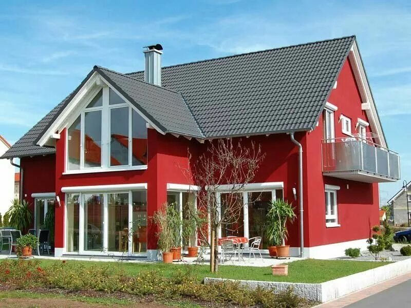 Красный цвет дома фото Mairitsch Dach GmbH, roofing and roofing materials, Carinthia, Klagenfurt-Land, 